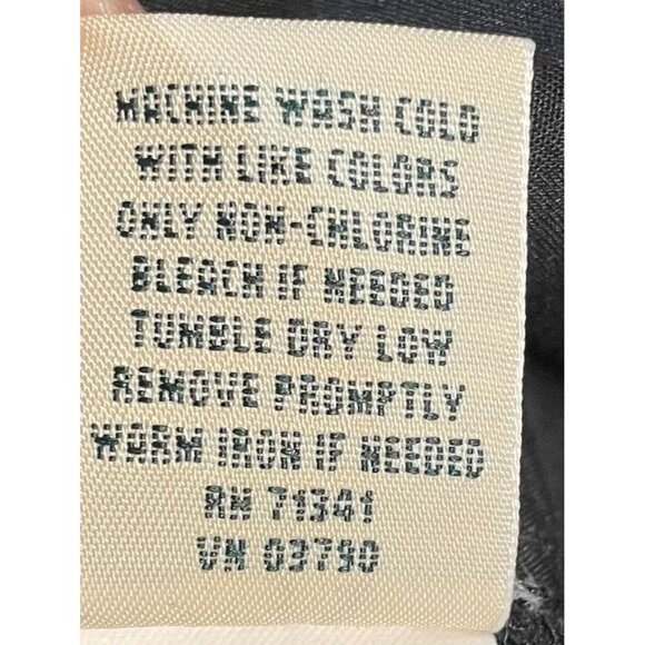 L.L.Bean Men's Blue Cotton Dress Pants With Button & Zipper Closure Size 18 - Picture 11 of 14